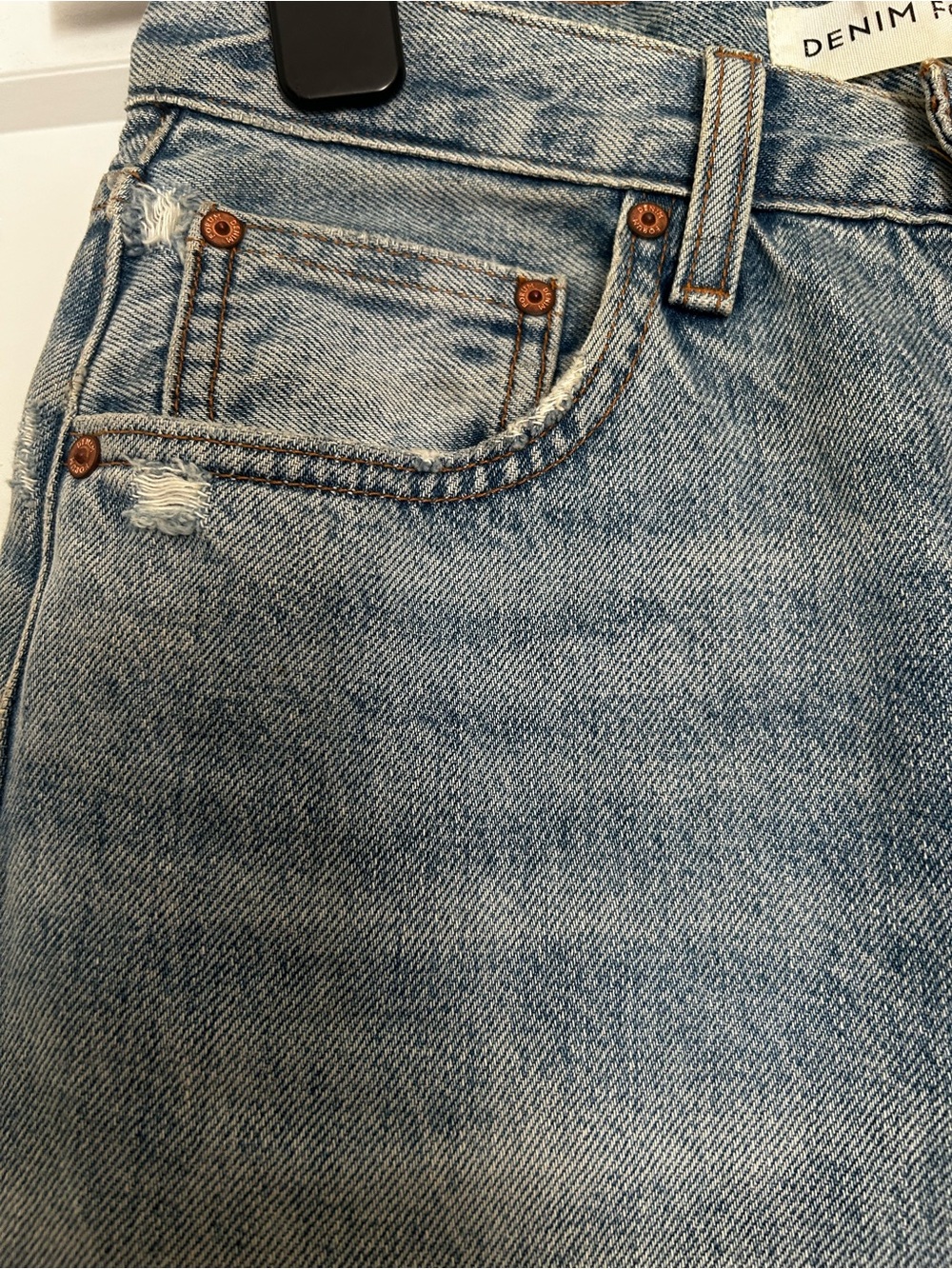 Denim Forum The Joni High Rise Loose 29L Straight Leg size 24 - Picture 6 of 15
